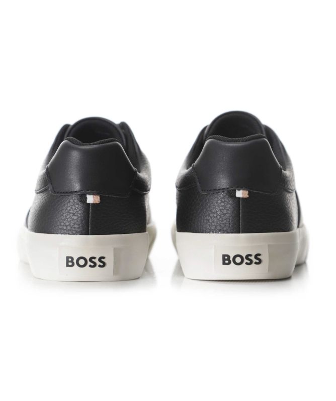 BOSS Faux Leather Aiden_Tenn Trainers
