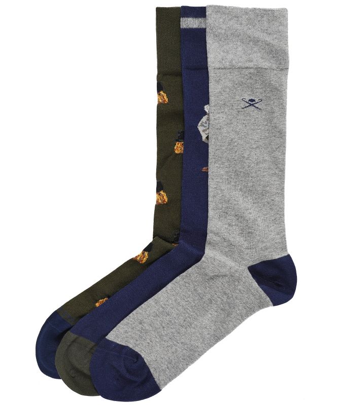 Hackett Winter Harry Socks Three Pack