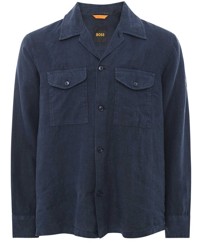 BOSS Linen Lovel_8 Overshirt