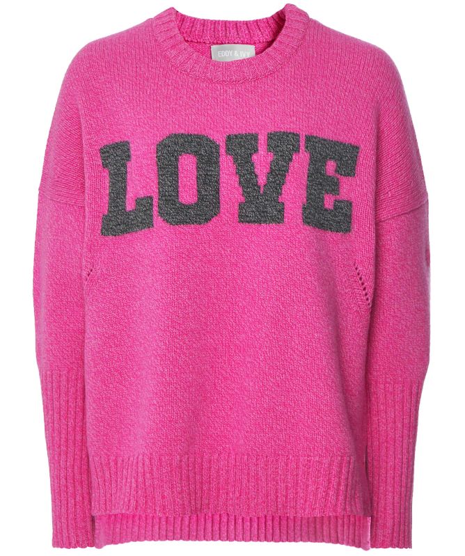 Eddy and Ivy Cashmere Merino Love Crew Neck Jumper