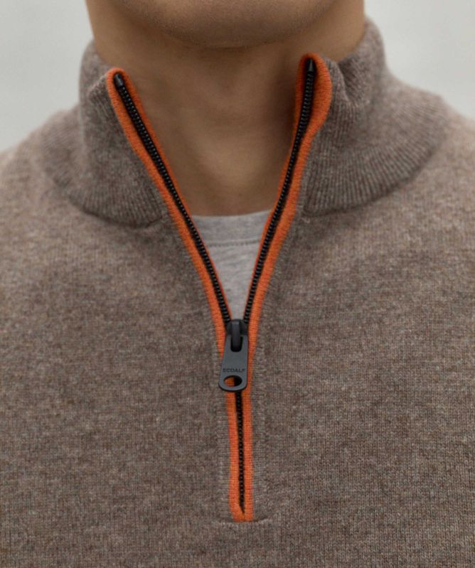 ECOALF Half-Zip Larch Jumper
