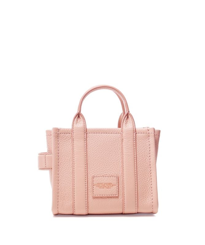 ☆MARC JACOBS☆ The LEATHER Mini TOTE 2wayトート TRUERED♪ MARC JACOBS トートバッグ THE LEATHER CROSSBODY MINI TOTE BAG