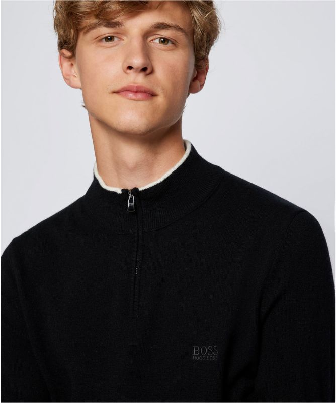 BOSS Virgin Wool Barlo-N Sweater