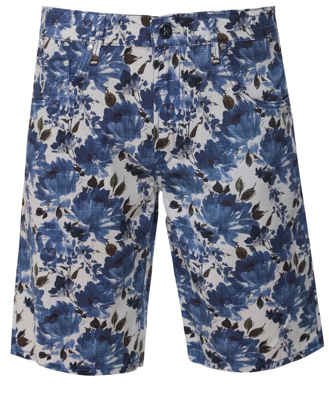 HandPicked Floral Denim Poppi Shorts