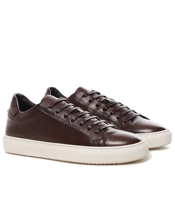 Joss Buffalo Leather Trainers