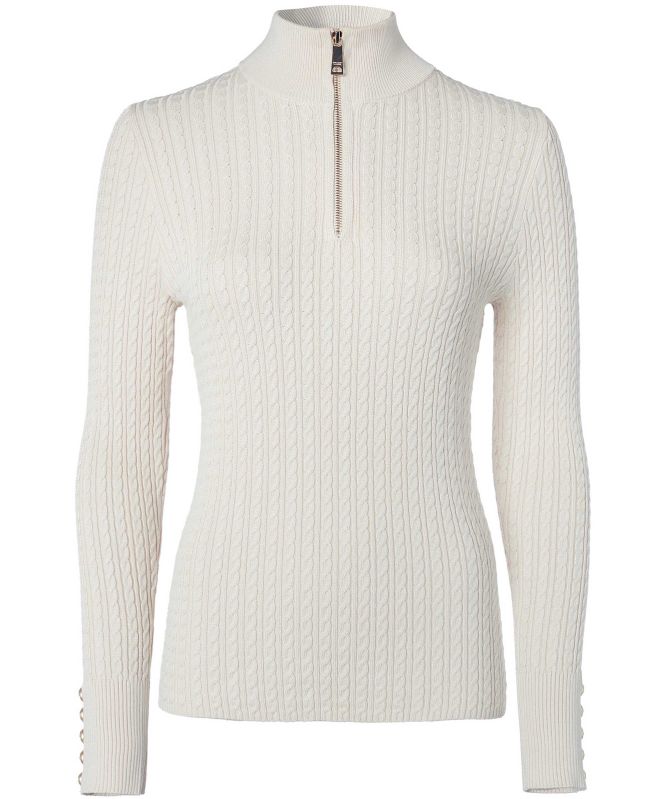 Holland Cooper Ava Half Zip Knit Sweater