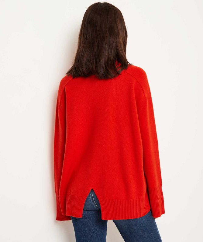 Van Kukil Cashmere Split Back Jumper