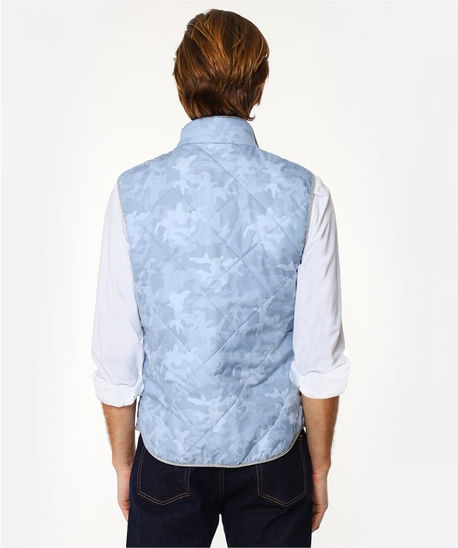 Waterville Water-Repellent Camo Quilted Gilet