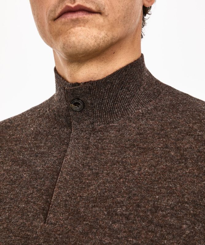 Hackett Merino Cashmere Half-Zip Sweater