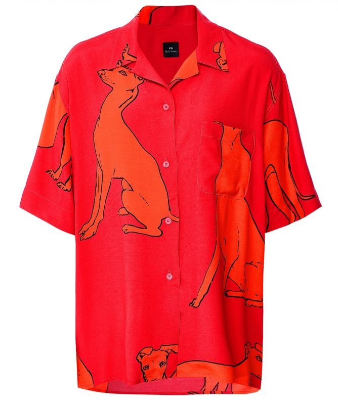 Paul Smith Dog Print Shirt