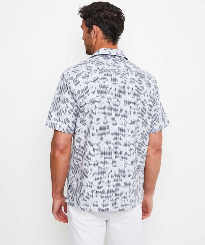 Paul Smith Textured Floral Short Sleeve Shirt