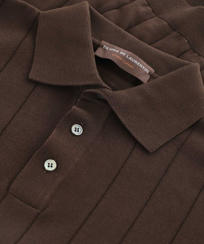 Filippo De Laurentiis Ribbed Knitted Polo