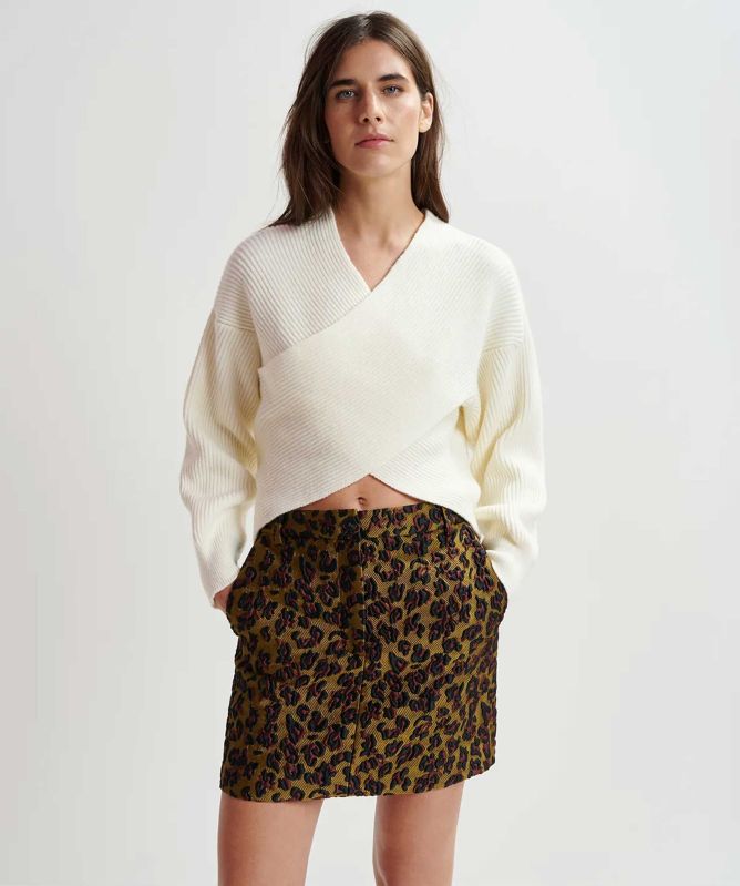 Essentiel Antwerp Crossover Knit Jumper