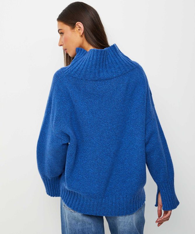 Eddy and Ivy Merino Cashmere High Neck Jumper