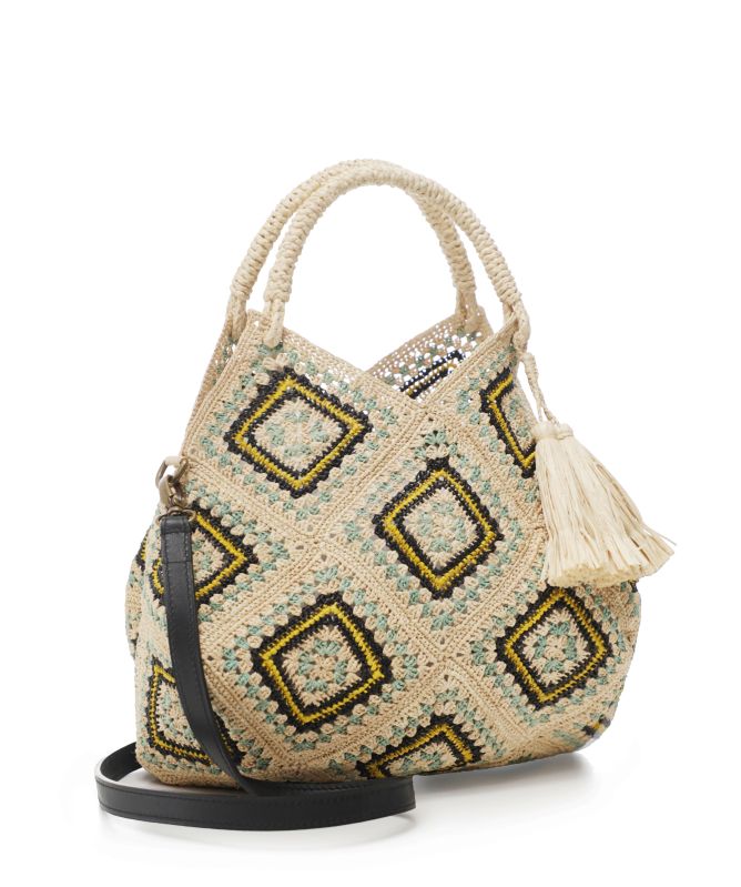 Rabarany Crochet Raffia Bag