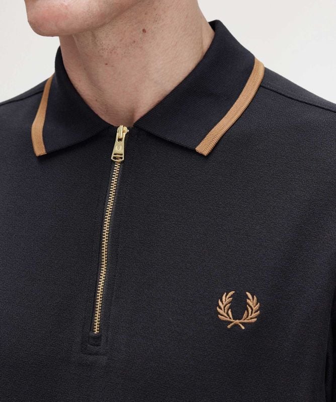 Fred Perry Crepe Pique Polo Shirt