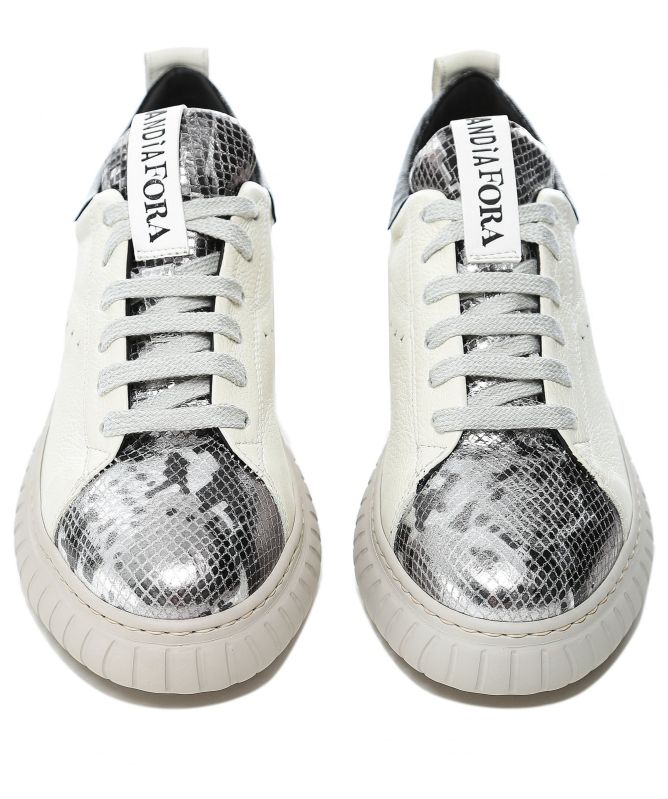 Andia Fora Zoe Leather Platform Sneakers