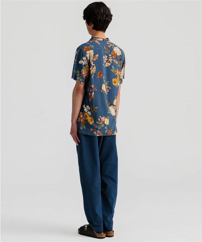 Edmmond Studios Relaxed Fit Short Sleeve Flowers Shirt