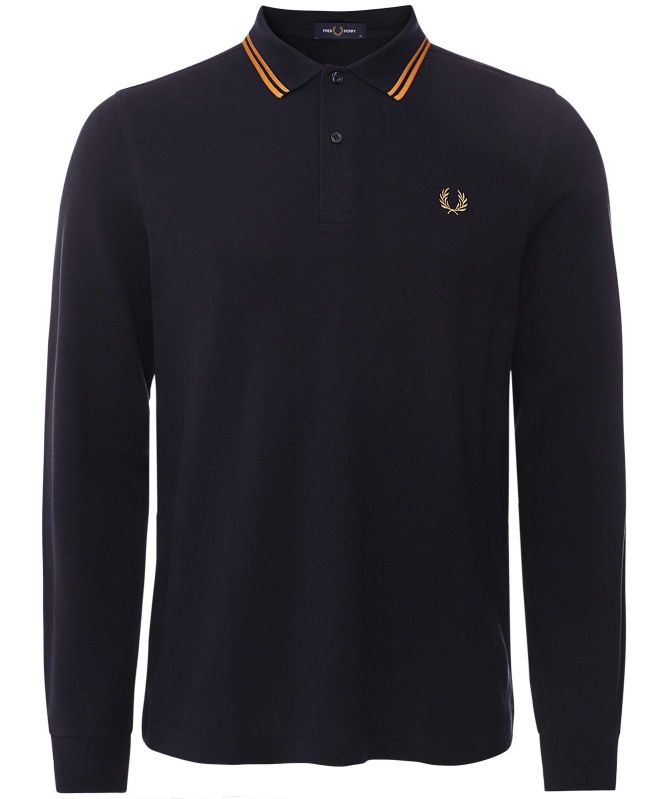 Fred Perry Long Sleeve Twin Tipped Polo