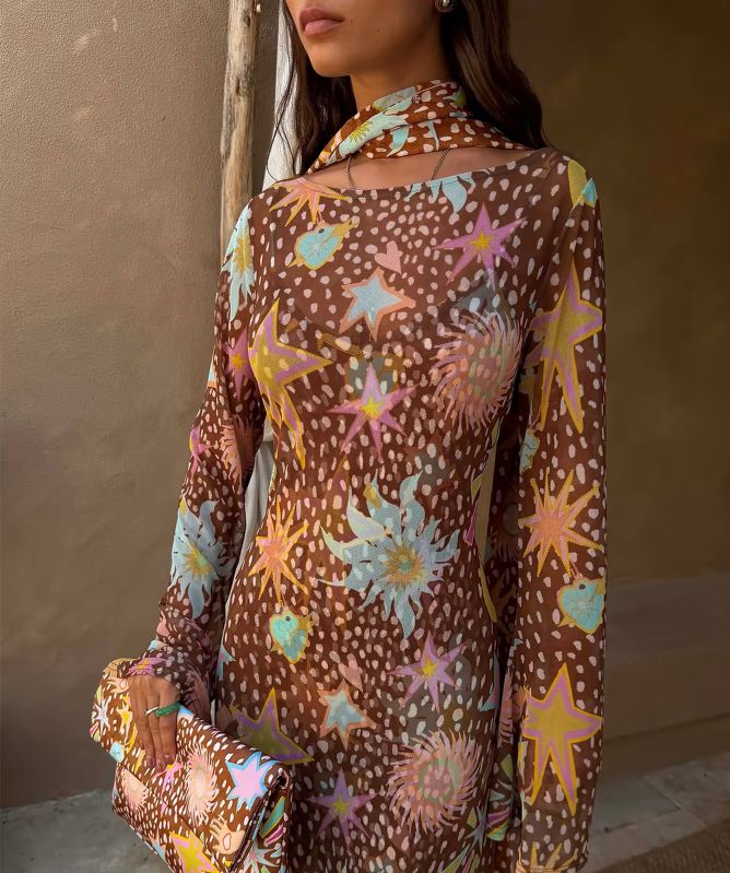 Never Fully Dressed Star Fawn Aria Mesh Dress