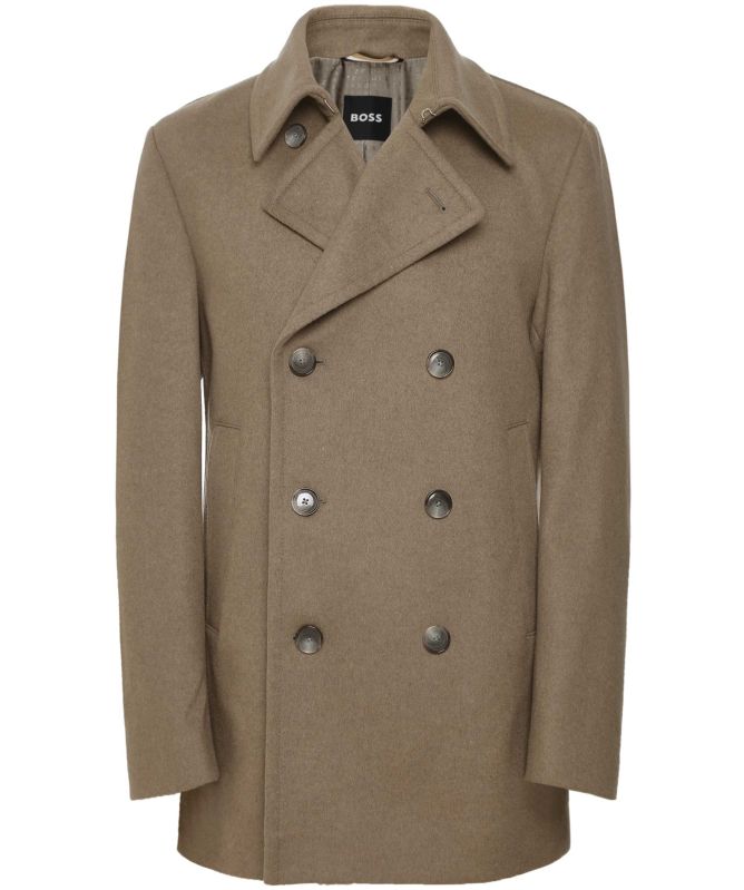 BOSS Wool Cashmere H-Hyde Peacoat