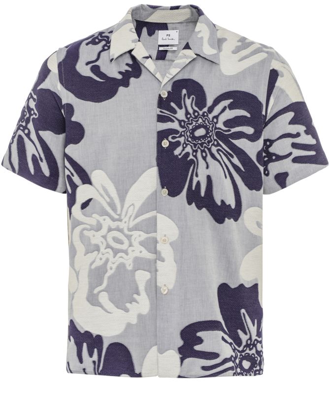 Paul Smith Floral Jacquard Short-Sleeve Shirt