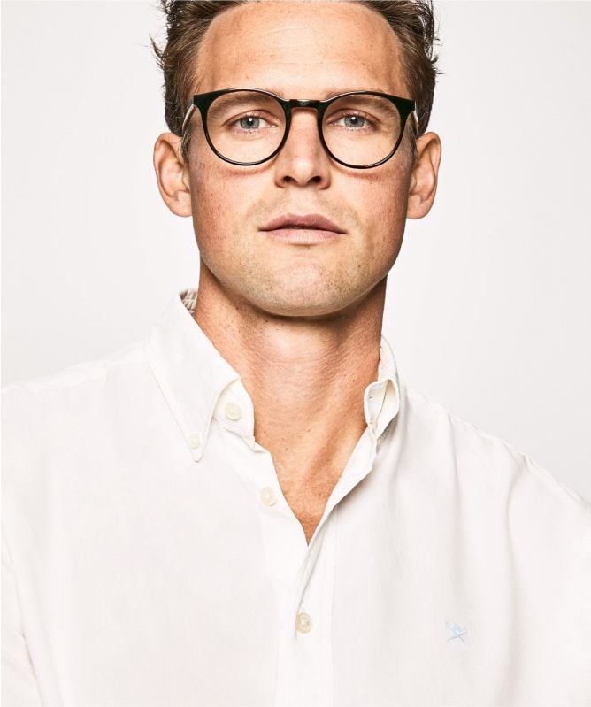 Hackett Slim Fit Garment Dyed Oxford Shirt