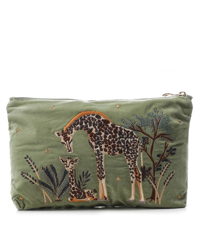 Elizabeth Scarlett Giraffe Mother & Baby Everyday Pouch