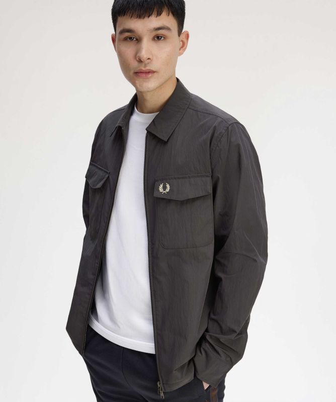 Fred Perry Textured Zip Overshirt