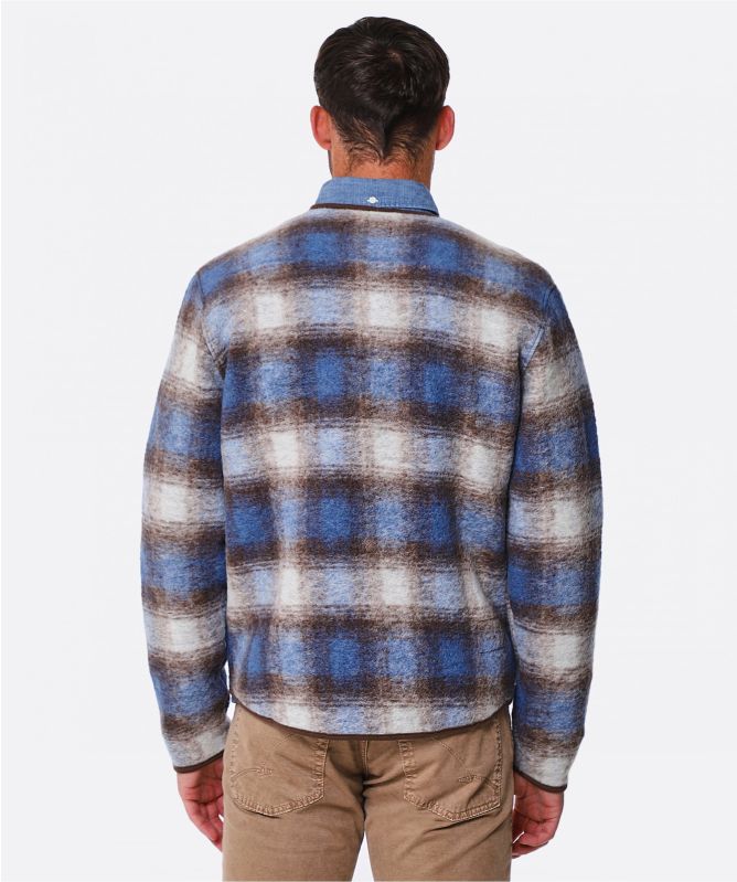 Universal Works Checked Wool Fleece