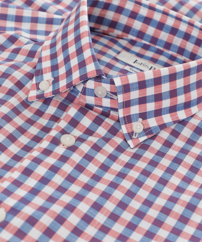 Jules B Fire Custom Fit Check Shirt