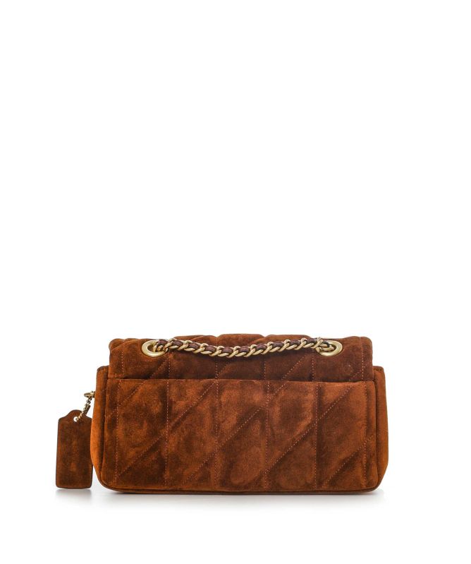 Coach Quilted Suede Tabby Shoulder Bag 20