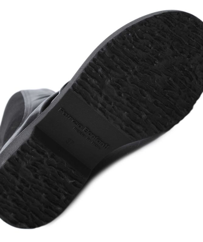 Patrizia Bonfanti Toki Crinkled Leather Ankle Boots