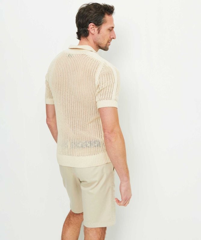 Seinse Knitted Polo Shirt