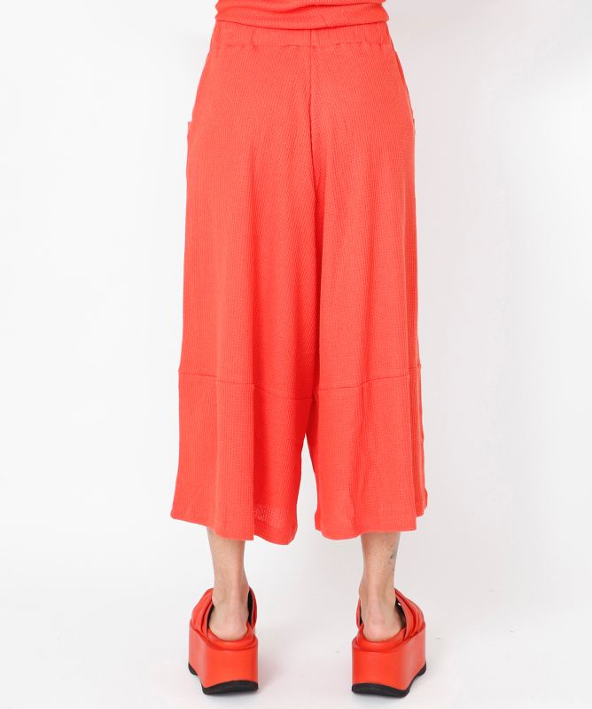 Sort Aarhus Cotton Linen Cropped Pants