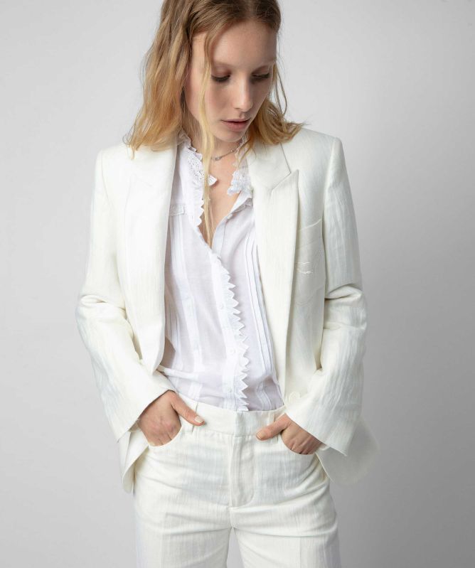 Zadig and Voltaire Vow Linen Blazer