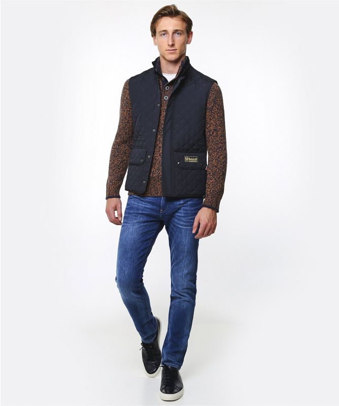 Gran Sasso Virgin Wool Half-Button Sweater