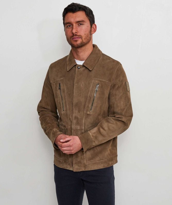 Belstaff Nappa Suede Continental Jacket
