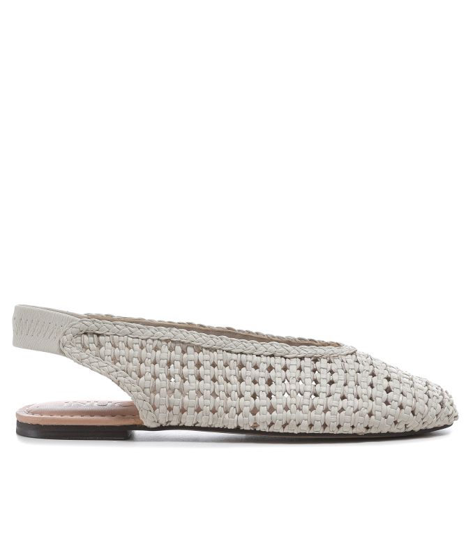 INUOVO Woven Slingback Flats