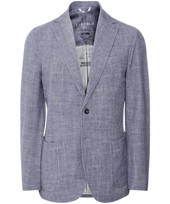 Circolo 1901 Slim Fit Dyed Pique Blazer