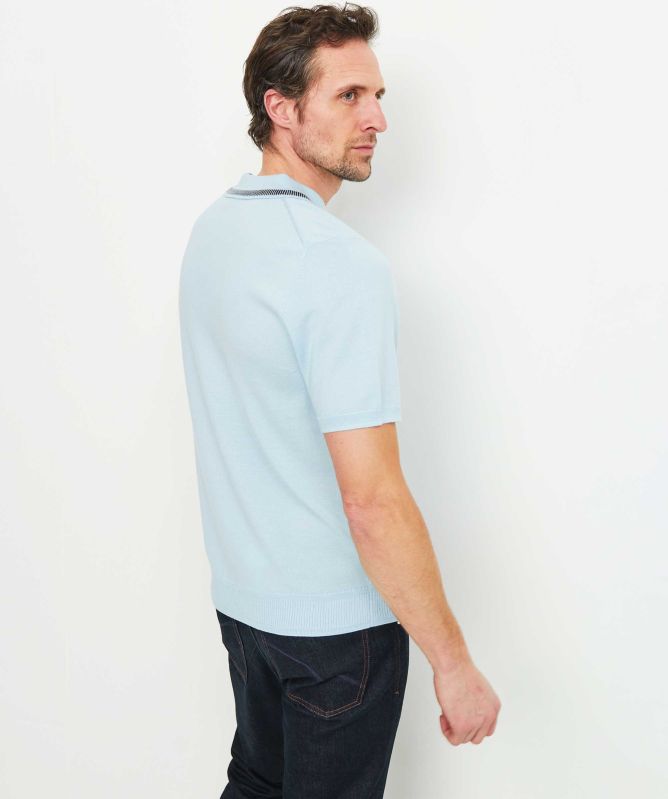 Paul Smith Merino Tipped Polo Shirt