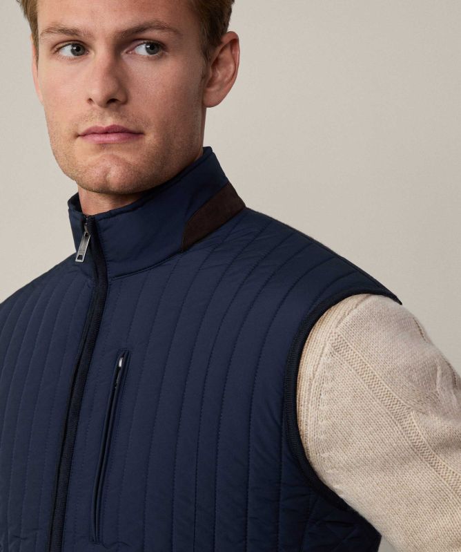 Hackett Water-Resistant Channel Gilet