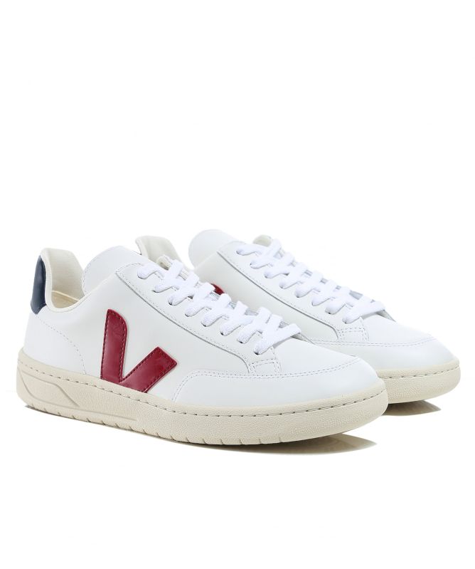 VEJA Mens Leather V-12 Sneakers