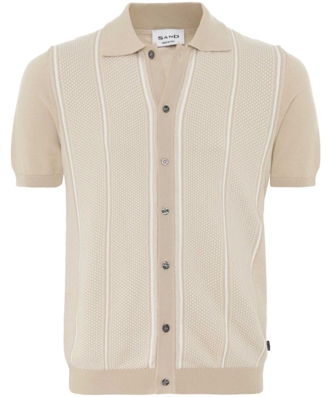 Sand Textured Polo Shirt