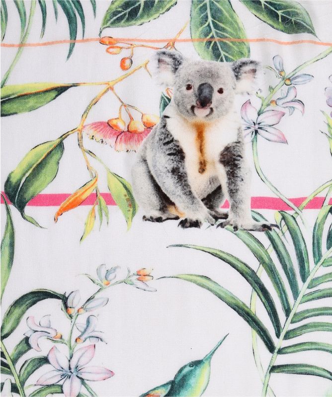 Ahujasons Jungle Print Silk Blend Scarf