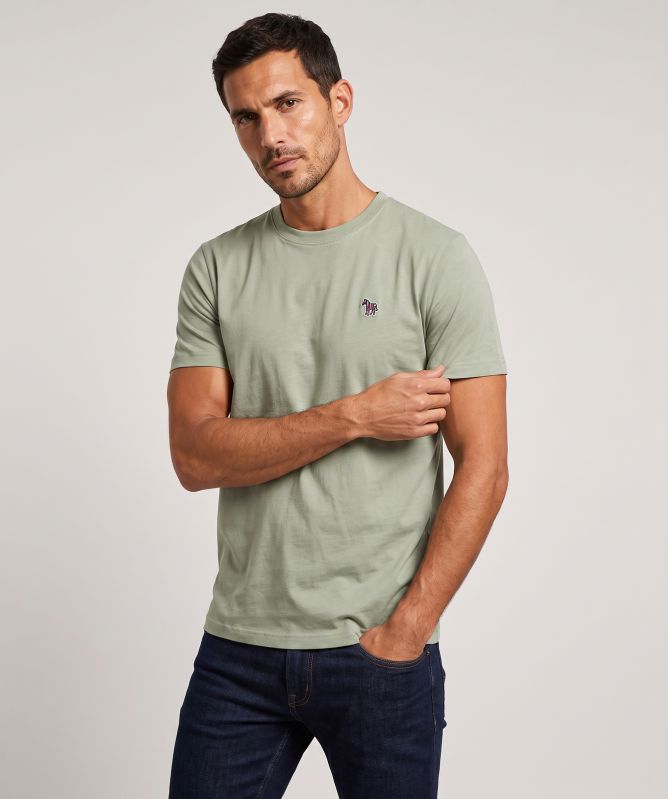 Paul Smith Organic Cotton Zebra Logo T-Shirt
