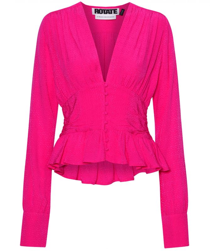 ROTATE Tracy V-Neck Top