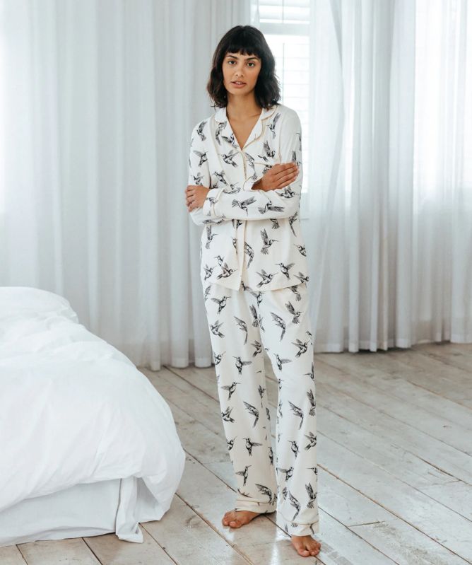 Chelsea Peers Hummingbird Long Pyjama Set