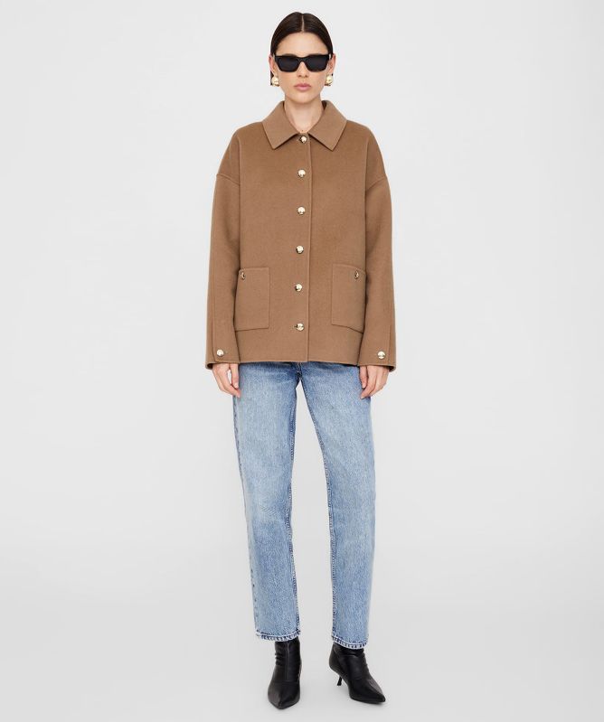 Anine Bing Luca Wool-Cashmere Jacket