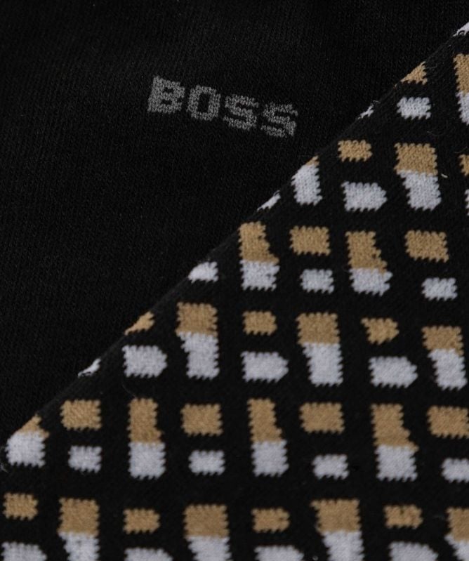 BOSS RS Monogram Socks 2 Pack